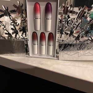 MAC Frostbitten Kiss Lustreglass Lipstick x 5